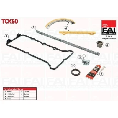 Imagen de FAI AutoParts TCK60 Juego de Cadena distribución con juntas, ruedas dentadas Símplex, bajo ruido SUZUKI: Grand Vitara 2 SUV, SWIFT 3