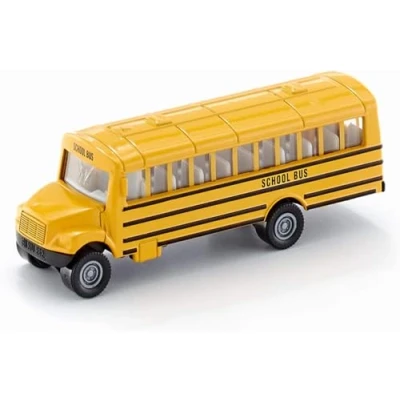 Imagen de siku 1319, Autobús escolar estilo americano, Vehículo de juguete para niños, Metal/Plástico, Amarillo, Versátil