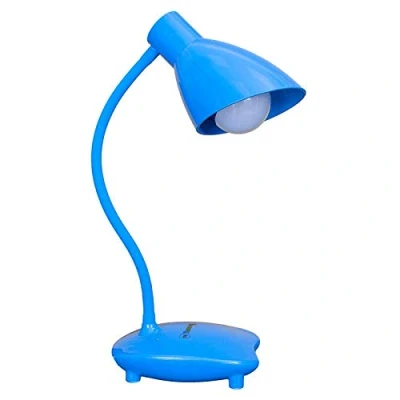 Imagen de LAMPARA DE MESA LA MANGUERA EL MODELO BASE COLOR AZUL Solo se puede utilizar bombilla LED 5w.