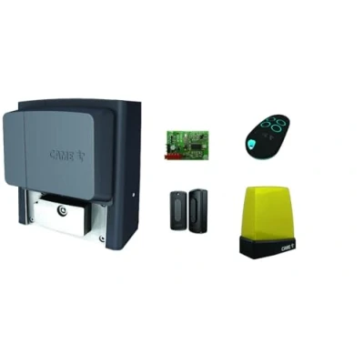 Imagen de CAME 001U2313 Kit de automatización puertas correderas, motor potente 230 V, seguridad y fiabilidad, gestión inteligente del movimiento, máxima duración resistencia, ideal para uso intensivo