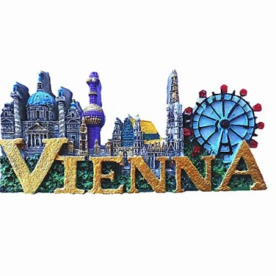 Imagen de MUYU Magnet Imán para Nevera, diseño de Viena en 3D