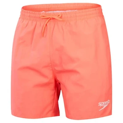 Imagen de Speedo Bañador Watershort de 16&quot; Secado rápido Ajuste cómodo Estilo clásico Cintura con cordón Short Agua para Hombre, Rojo Sirena, M
