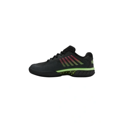 Imagen de K Swiss Hombres Hypercourt Express 2 AC Zapatillas De Tenis Zapatilla Todas Las Superficies Negro Verde Neón EU 44,5 Neu
