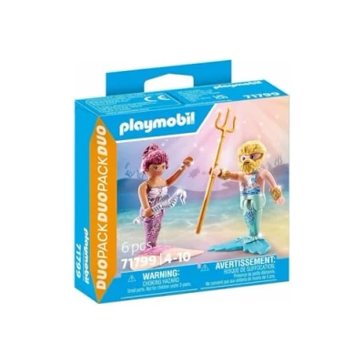 Imagen de PLAYMOBIL 71799 Sirene y tritón con cetro tridente