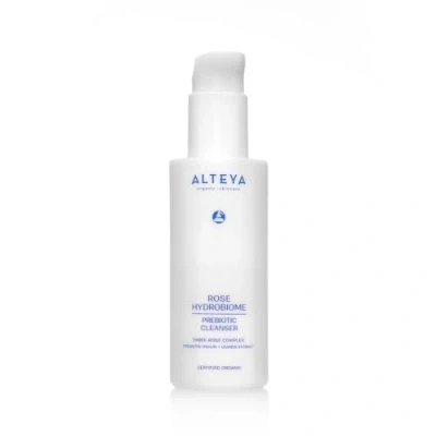 Imagen de Alteya Bio Rose Hydrobiome Limpiador prebiótico 120 ml Cuidado de la piel orgánico certificado por NaTRUE con complejo tres rosas Elimina el maquillaje, limpia e hidrata