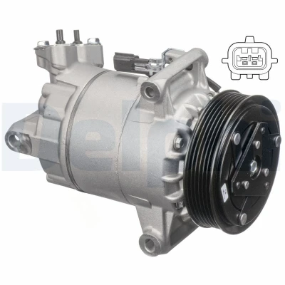 Imagen de DELPHI TSP0155927 compresor de Aire Acondicionado 5VS12 PAG 46 con aceite NISSAN: Qashqai / Qashqai+2 I