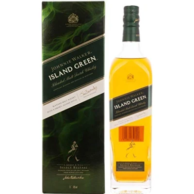 Imagen de Johnnie Walker ISLAND GREEN Blended Malt Scotch Whisky Select Release 43% Vol. 1l in Giftbox