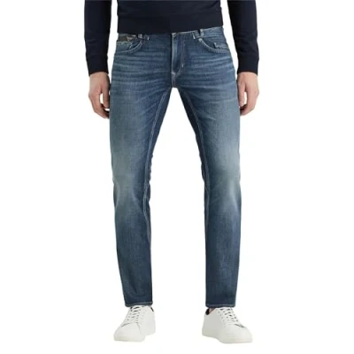 Imagen de PME Legend Vaqueros para hombre Commander 3.0 Corte relajado Azul Deep Mid Blue, Blue Dmb, 40W x 34L