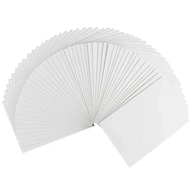 Imagen de Tarjetas de felicitación, B6, 11,5 x 16,5 cm, 230 g/m2, color blanco, 50 unidades