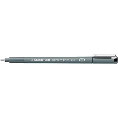 Imagen de Staedtler Pigment liner Fineliner 0.3mm Rotulador (Negro), Pack de 1
