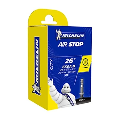 Imagen de Michelin 650X26 A/B 26X1 1/8 &lt; &gt; 1 3/4 28 &gt;44 597/584 Tubo de bicicleta, válvula queen B3 40 mm