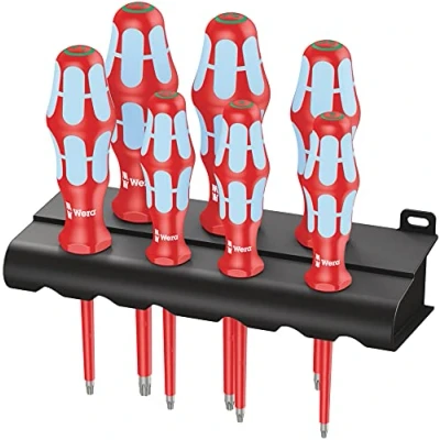 Imagen de WERA 05022767001 3167 i/7 Rack Juego de destornilladores TORX, ac. inox + Bandeja