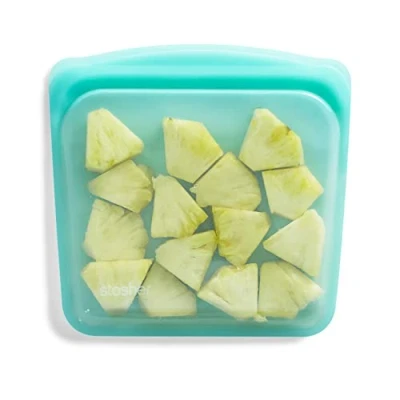 Imagen de Stasher Aqua del bolso almacenaje emparedado 15 oz.