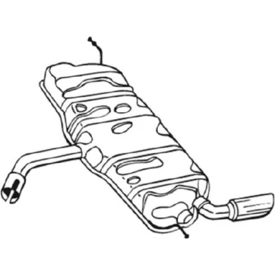 Imagen de Silenciador posterior BOSAL 105 503
