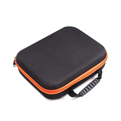 Imagen de Sirxlevcy bolsa de herramientas impermeable, resistente a golpes, caja herramientas, taladro, transporte, tela Oxford para electricista, 27 x 22 7 cm