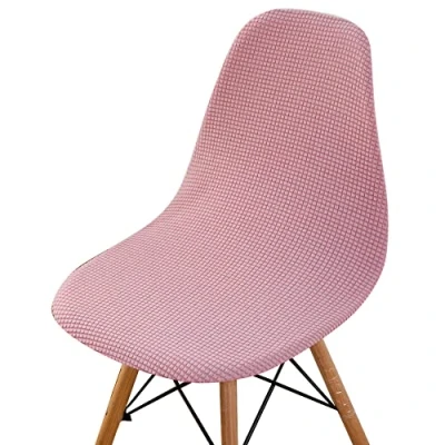 Imagen de Highdi Fundas para Sillas de Comedor Escandinavo, 1/2/4/6 Piezas Funda Pana Jacquard Estilo Nórdico Cubierta Protectora Sin Brazos Cocina Oficina (Rosa,2 Piezas)