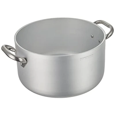 Imagen de Pentole Agnelli ALMR110428 Cacerola cilíndrica Alta Radiante, Aluminio Profesional 5 mm, 28 cm