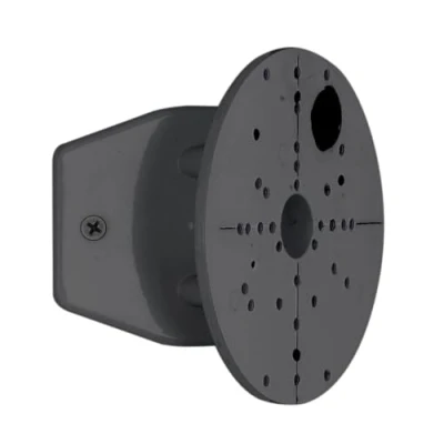 Imagen de EGLO Conexión de esquina para focos exterior, soporte esquinero acero lámparas negro, diámetro 11,2 cm