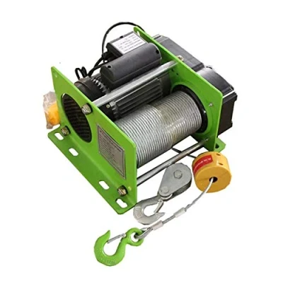 Imagen de ZHIRUI cabrestante eléctrico genérico de 400 kg y 30 m: polipasto Cable acero 220 V con Control Remoto inalámbrico para pequeño multifunción
