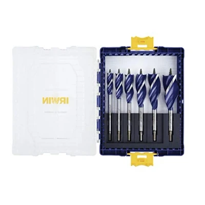 Imagen de IRWIN Tools Speedbor Juego de brocas para madera, 6 piezas (IWAX236PC)