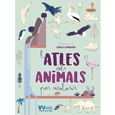Imagen de ATLES DELS ANIMALS PER ACOLORIR (VVKIDS) (VVKIDS ATLAS DEL MUNDO) 9788468243740