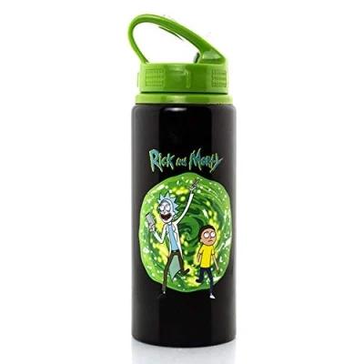 Imagen de Rick And Morty Botella De Agua, Metal, plástico, Multicolor, Standard