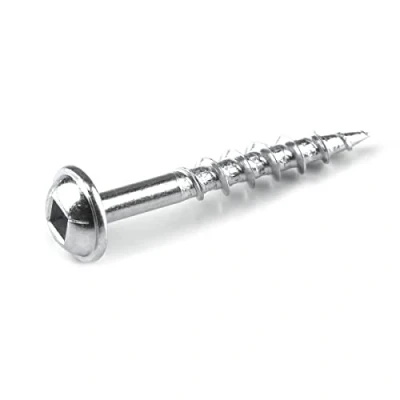 Imagen de KREG® Tornillos de agujero bolsillo zinc: 32 mm/1.25&quot;, #8 rosca gruesa, Maxi Loc™, 1200 unidades