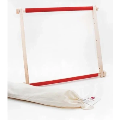 Imagen de Luca S SRL marco de costura, bordado con clips, punto cruz, tapiz, costura (30 x 40 cm), beige/rojo, 11.8&#039; 15.8&#039;