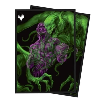 Imagen de Ultra PRO Duskmourn Fundas protectoras de cubierta 100 unidades, diseño personajes míticos 2 para Magic: The Gathering