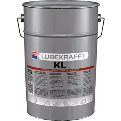 Imagen de Krafft Grasa de Litio Multiusos, para Rodamientos y Herramientas con Aceite Mineral Refino Alto Grado Jabón 5kg