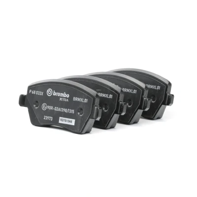 Imagen de BREMBO P 68 033X Juego de pastillas freno excl. contacto avisador desgaste con tornillos pinza sin accesorios RENAULT: CLIO 3 norauto,