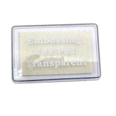 Imagen de Yushu Almohadilla de tinta para grabar en relieve transparente hacer tarjetas álbumes recortes bricolaje