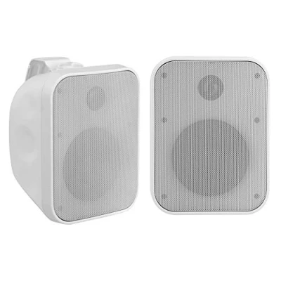 Imagen de Pronomic Par de Altavoces para Exterior OLS 5 WH Blancos 2X 80 W