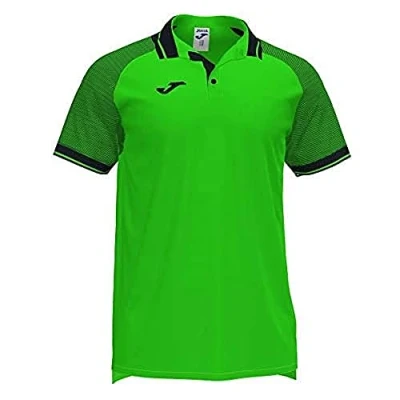 Imagen de Joma Essential II Polos Caballero, Hombre, Verde flúor Negro, 3XS