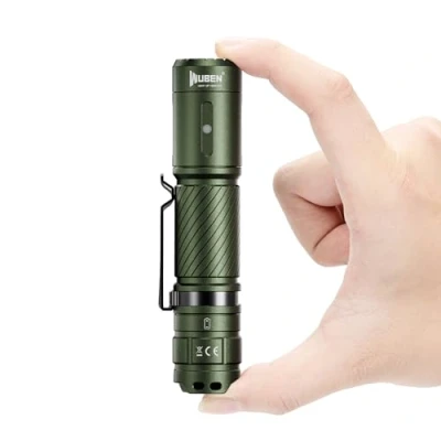 Imagen de WUBEN C3 Linternas LED Alta Potencia 1200 Lúmenes, Linterna Recargable USB Táctica Militar Potente, EDC a Pilas, IPX68 Impermeable 6 Modos Portátil para Camping Emergencia