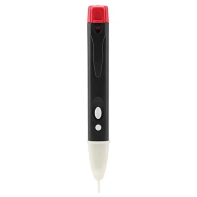 Imagen de Lápiz de prueba rojo, detector electricidad con luz LED Probador voltaje Material ABS aislado