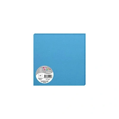 Imagen de Clairefontaine Pack 25 Sobres Polen 16 x cm, 210 g/m², color azul turquesa 0