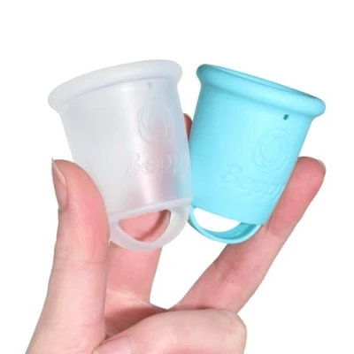 Imagen de Combo Ocean Beppy Copa menstrual pack de dos Copas menstruales sin fugas silicona médica Cups