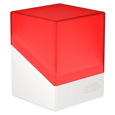 Imagen de Ultimate Guard Boulder Deck Case 100+ SYNERGY Rojo/Blanco