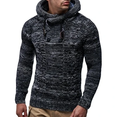 Imagen de Leif Nelson MIT Kapuze Jersey con capucha, Hombre, Talla: 4XL, Schwarz