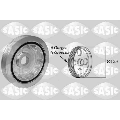 Imagen de SASIC 2150072 Polea de Cigüeñal LAND ROVER: Range Rover Evoque, FORD: MONDEO 4 Stufenheck