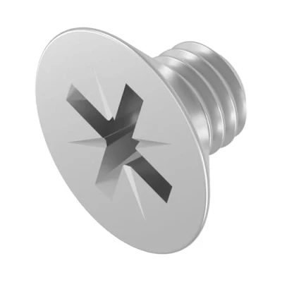 Imagen de SECCARO Tornillo avellanado M6 x 8 mm, acero inoxidable V2A VA A2, DIN 965, Phillips / PZ, rosca completa, 20 unidades