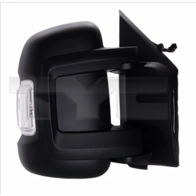 Imagen de espejo retrovisor Tyc 309 0194 izquierda para ajuste elect. espejo, convexo, calefactable, abatible eléctricamente, brazo corto de