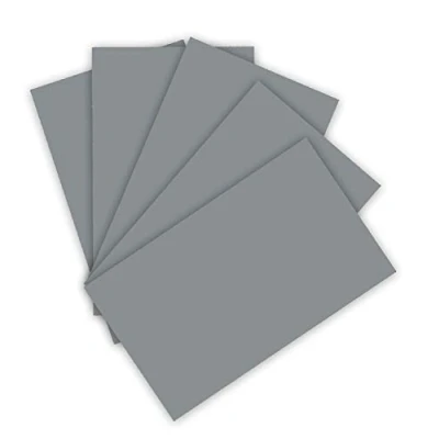 Imagen de folia Arcilla de 130 g/m², Papel Dibujo en Gris Piedra, DIN A3, 50 Hojas, como Base para numerosas Manualidades, Color (MAX Bringmann KG 6384)