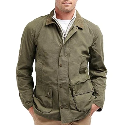 Imagen de Barbour MCA0732 OL51 Ashby Casual Summer Jacket Olive Green Cotton Regular Fit Hombre, Verde oliva, M