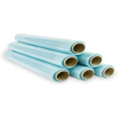 Imagen de Rollo Film Elástico de Plástico Estirable, Transparente 70% Reciclado, 50cm Extensible Hasta 300 Metros Largo, Protector Embalaje Industrial Resistente, para Embalar (6 Rollos)