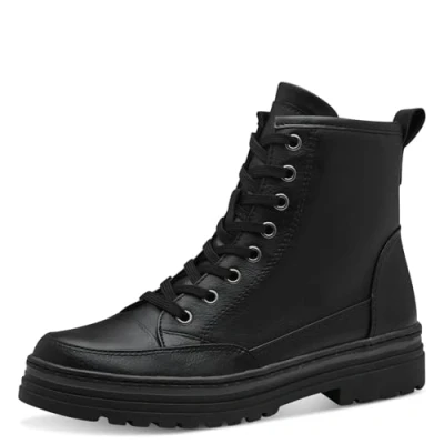 Imagen de MARCO TOZZI Botines de Mujer con Cordones 2 25261 43, Botas Cortas al Tobillo, Negro, 38 EU