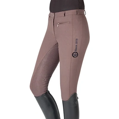 Imagen de PFIFF Yasmin Pantalones de equitación con Ribete Silicona, Mujer, marrón, 44