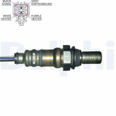 Imagen de DELPHI ES20214 12B1 Sonda lambda plana, térmico HYUNDAI: Santa Fe I, SONATA 4, Trajet, KIA: Magentis Opirus