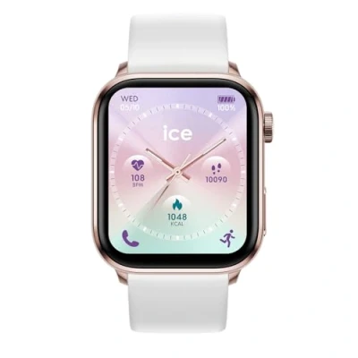 Imagen de ICE Watch smart 3.0 Rose gold White 1.78 AMOLED GPS Reloj conectado rectangular oro rosa para señora con correa de silicona 024302 (1.78 inch)